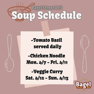Image post by @bagelstreetdeli on Instagram