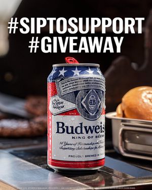 Image post by @budweiserusa on Twitter