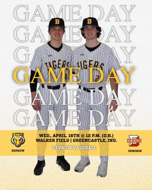 Image post by @DePauwAthletics on Twitter