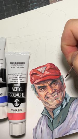 Video post by @RichPellegrinoArt on Facebook