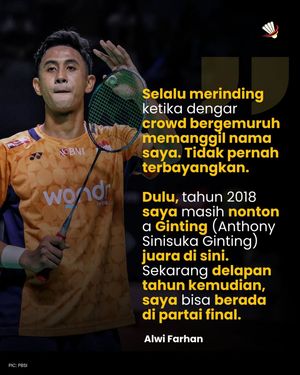 Image post by @bolalobbadminton on Instagram