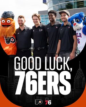 Image post by @philadelphiaflyers on Facebook