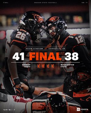Image post by @BeaverFootball on Twitter