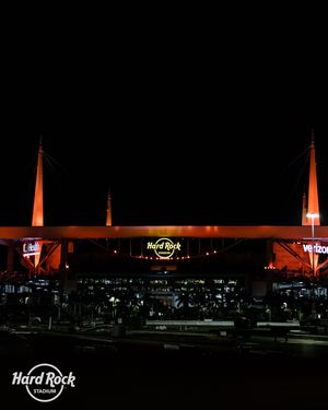 Image post by @hardrockstadium on Instagram