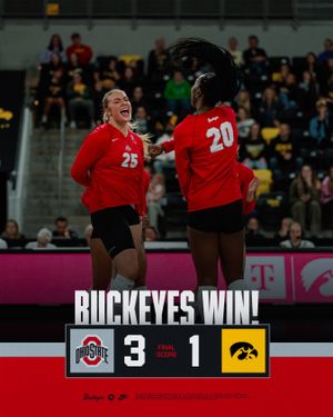 Image post by @ohiostatewvb on Instagram