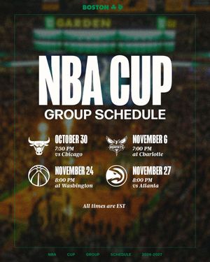Image post by @celtics on Twitter