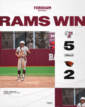 Image post by @fordham_softball on Instagram