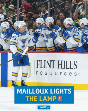 Image post by @stlouisblues on Instagram