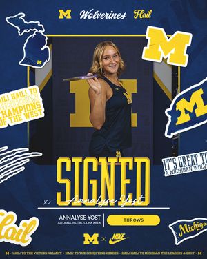 Image post by @umichtrack on Instagram