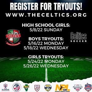 Image post by @TheCelticsSoccerClub on Facebook