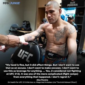 Image post by @mmajunkie on Instagram