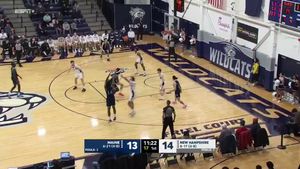 Video post by @UNHMBB on Twitter