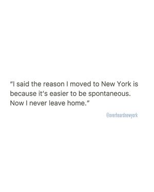 Image post by @overheardnewyork on Instagram