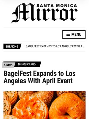 Image post by @bagelfest on Instagram