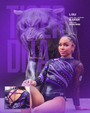 Image post by @LSUgym on Twitter