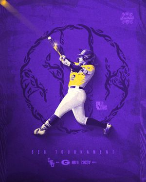 Image post by @LSUsoftball on Twitter