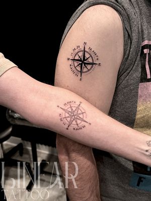 Image post by @christina.lineartattoo on Instagram