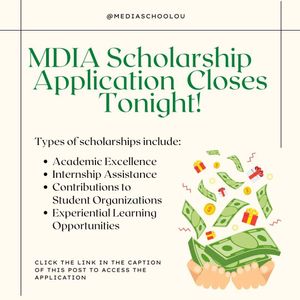 Image post by @mediaschoolou on Instagram