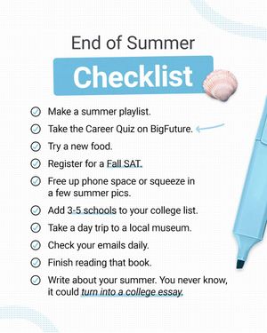 Image post by @collegeboard on Instagram