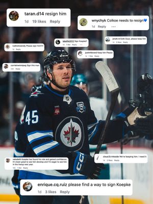 Image post by @nhljets on Instagram