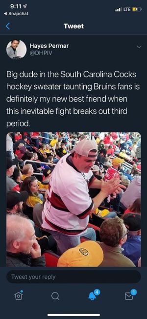 Image post by @OldRowGamecocks on Twitter