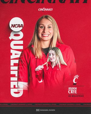 Image post by @GoBearcatsSWIM on Twitter