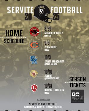 Image post by @servite_sports on Instagram