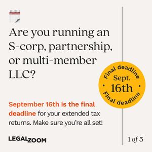 Image post by @legalzoom on Instagram