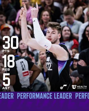 Image post by @utahjazz on Twitter