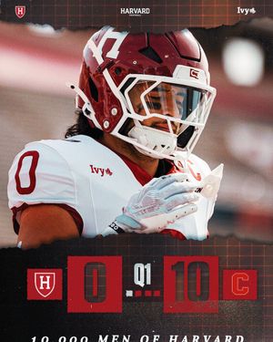 Image post by @HarvardFootball on Twitter/X