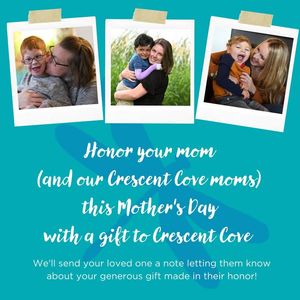 Image post by @CrescentCoveorg on Facebook