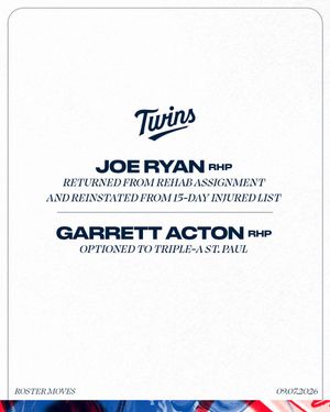 Image post by @Twins on Twitter/X