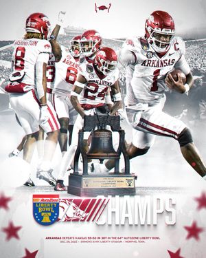 Image post by @RazorbackFB on Twitter