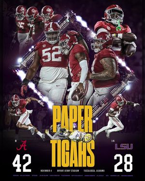 Image post by @alabamafbl on Instagram
