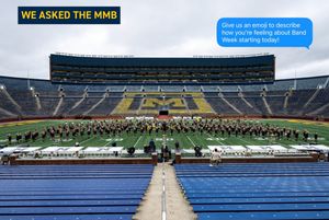 Image post by @umichband on Instagram