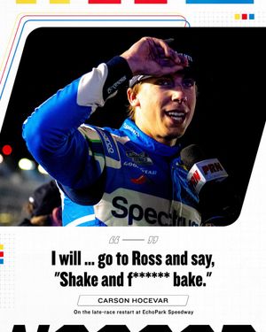 Image post by @NASCAR on Twitter