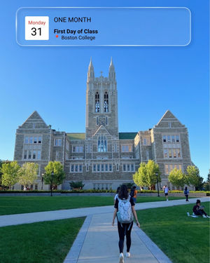 Image post by @bostoncollege on Instagram