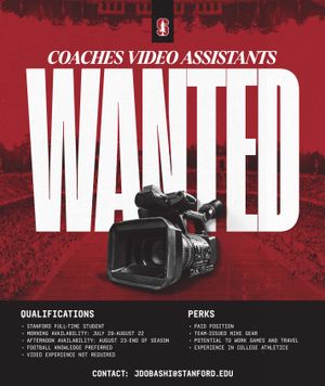 Image post by @stanfordfball on Instagram