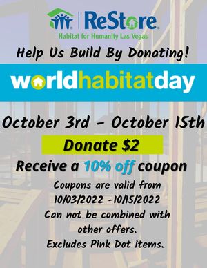 Image post by @HabitatLasVegas on Facebook