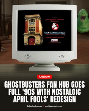 Image post by @ghostbustersnews on Instagram