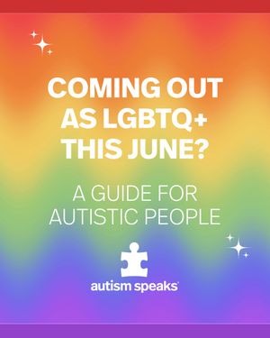 Image post by @autismspeaks on Instagram