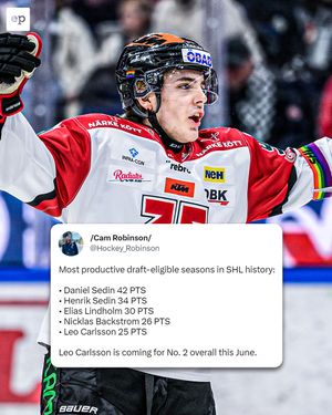 Image post by @eliteprospectshockey on Instagram