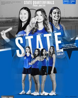 Image post by @carmelhsgirlstennis on Instagram