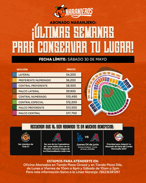 Image post by @clubnaranjeros on Instagram