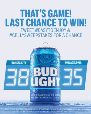 Image post by @budlight on Twitter