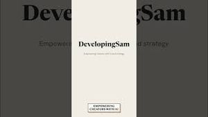 Video post by @developingsam1597 on YouTube