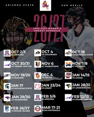 Image post by @womenshockeyasu on Instagram