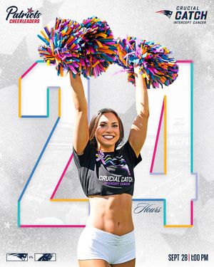Image post by @patriotscheerleaders on Instagram