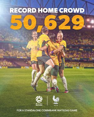Image post by @TheMatildas on Twitter
