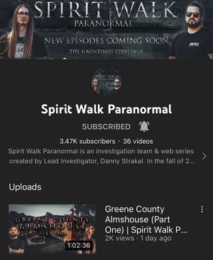 Image post by @spiritwalkparanormal on Instagram